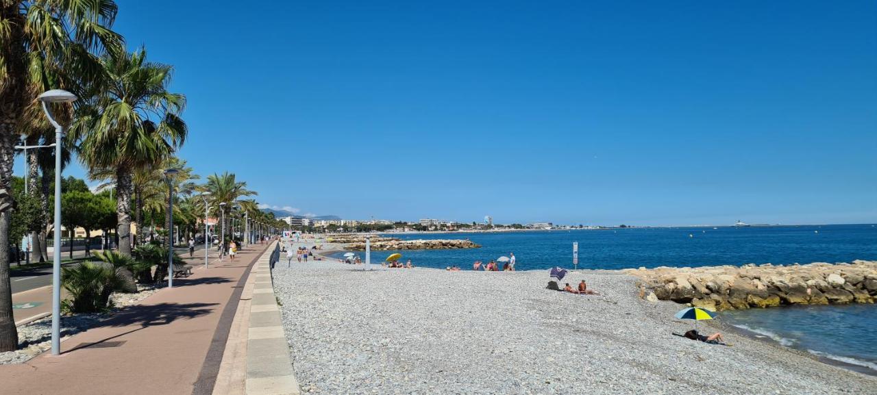Studio De La Plage - Mer, Terrasse Et Garage カーニュ・シュル・メール エクステリア 写真