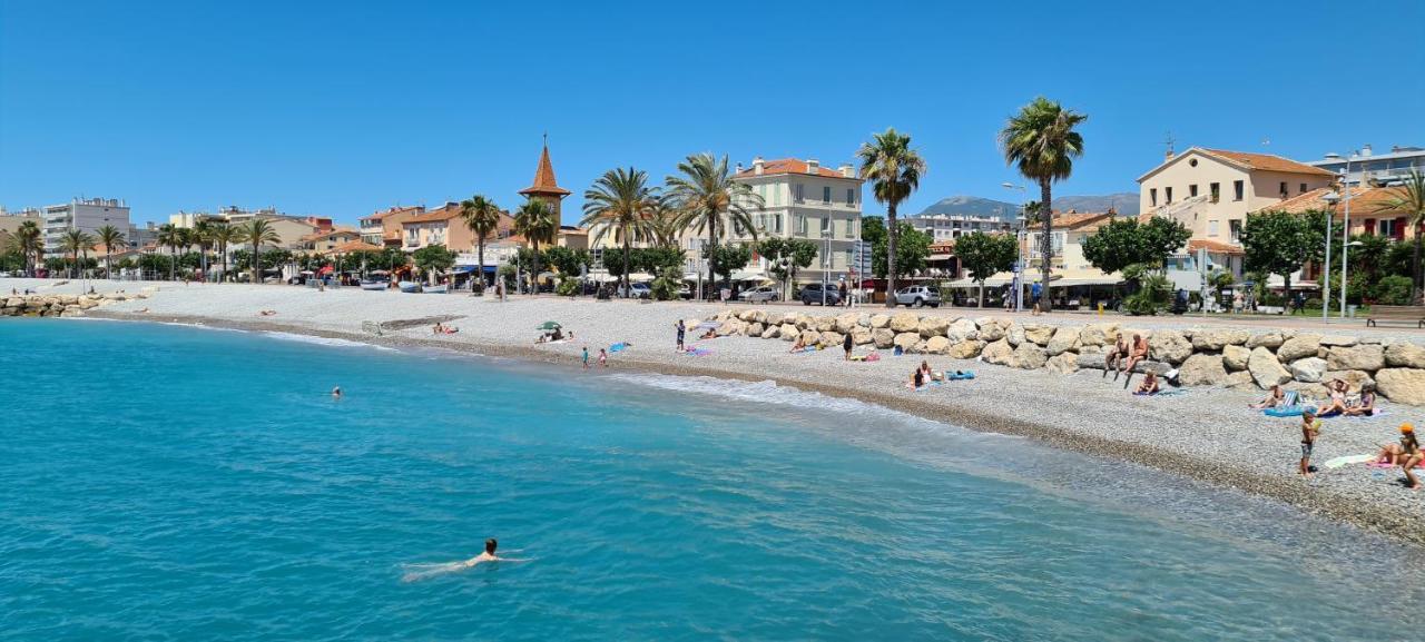 Studio De La Plage - Mer, Terrasse Et Garage カーニュ・シュル・メール エクステリア 写真