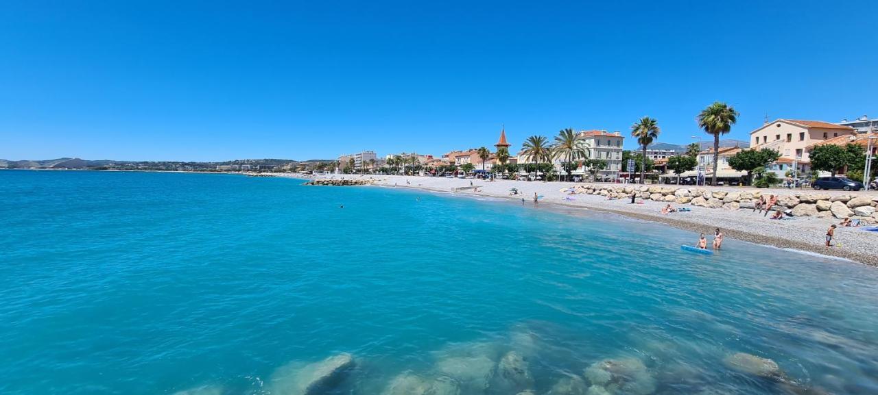 Studio De La Plage - Mer, Terrasse Et Garage カーニュ・シュル・メール エクステリア 写真